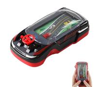 Racing Car Breakthrough Adventure Handheld Game Machine Simulation Driving of The Vehicle Dual Player Mode, Handheld Racing Game, Handhelds Racings Car Games for Ages 3-8 (Black 1Pcs)