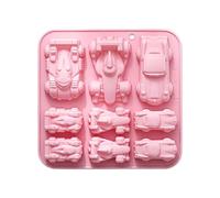 Racing Car Silicone Mold - Non-Stick Casting Mould For Epoxy Resin Concrete Plaster Soap | Versatile Baking Mold For Chocolate Ice Dessert | Reusable Racing Car Tray For DIY Art Projects Kids