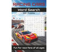 Racing Car Word Search Puzzle Book: Word Searches with Easy to read Print about Racing Cars, Motorsport | 6x9 inches, 110 pages | 50+ Puzzles