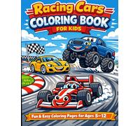 Racing Cars Coloring Book for Kids Ages 4-10 | Fun & Easy Car Coloring Pages For Boys and Girls 25 Pcs Car Mini coloring Book For Kids Activity Books For Kids