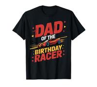 Racing Dad Birthday Kid Automotive Fan Vehicle Outfit Camiseta