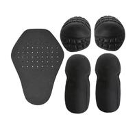 Racing Gear Armour Pads, 5 Piezas EVA Retirable Equipo Protección Incorporado Inserte Pad Racing Motocicleta Hombros Codos Rodillas Protecciones Espaldera Moto Antichoque Y Antifricción