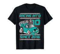 Racing Into 10th Birthday Boys 10 Year Old Kids Since 2016 Camiseta