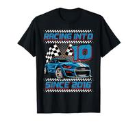 Racing Into 10th Birthday Boys 10 Year Old Kids Since 2016 Camiseta
