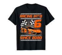Racing Into 6th Birthday Boys 6 Year Old Kids Since 2020 Camiseta