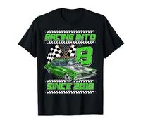 Racing Into 8th Birthday Boys 8 Year Old Kids Since 2018 Camiseta