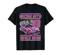 Racing Into 8th Birthday Boys 8 Year Old Kids Since 2018 Camiseta