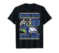 Racing Into 9th Birthday Boys 9 Year Old Kids Since 2017 Camiseta