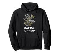 Racing Is My DNA Diseño artístico Simple de Autos de Carreras Sudadera con Capucha