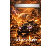 Racing Legends - Apocalypse Run Edition: Post-Apocalyptic Racing Notebook - 6x9 Lined Sports Car Journal