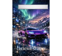 Racing Legends - Aurora Chase Edition: Northern Lights Racing Notebook - 6x9 Lined Sports Car Journal