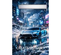 Racing Legends - Dual City Edition: Futuristic Urban Racing Notebook - 6x9 Lined Sports Car Journal