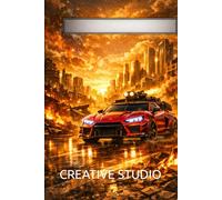 Racing Legends - Inferno City Edition: Apocalyptic Urban Racing Notebook - 6x9 Lined Sports Car Journal