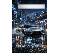 Racing Legends - Midnight Velocity Edition: Urban Night Racing Notebook - 6x9 Lined Sports Car Journal