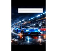 Racing Legends - Night Race Edition: High-Speed Sports Car Journal - 6x9 Lined Notebook
