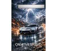 Racing Legends - Thunderfire Edition: Volcanic Storm Racing Notebook - 6x9 Lined Sports Car Journal