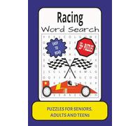 Racing Word Search: Word Search with Easy to Read Print about Racing, Puzzle Book, Racing Activity, Brain Games, Race Track, Drivers, Cars and More : ... for Vacations, Holidays and Relaxation