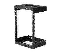 StarTech.com - Armario Rack de Servidores de Marco Abierto 15U para Montaje en Pared - Profundidad Ajustable de 12 a 20" de Prof