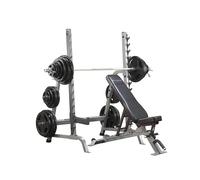 Rack + banco profesional Body-Solid para multi press