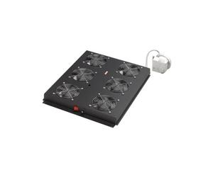 "Rack-Dach - DIGITUS - DN-19 FAN-6-1000SW-N - 6 Ventiladores - Color Negro - Ventilación Mejorada"