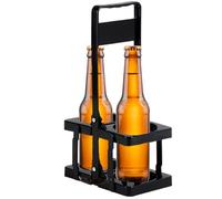 Rack De Cerveza Portátil - Cesta De Cerveza Plegable, Portabotellas De Mano | 2 BotellasPara Cerveza, Vino O Whisky, Ideal Para Viajes De Camping, Fiestas De Barbacoa, LesPicnics, LesBars