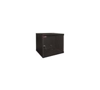 Rack de Pared 15U 19" Negro - Armario Servidor de Acero y Vidrio Templado