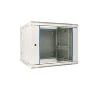 Rack de pared Extralink 9U 600x600 gris dos secciones - 5903148912950