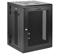 StarTech.com Armario Rack de Servidores de Pared 15U 19" - con 40,6cm/16" de Profundidad y Puertas con Bisagras - Montado - con