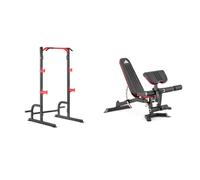 Rack de sentadillas Adidas Power Rack + Utility Bench + Preacher Pad & Leg Extension