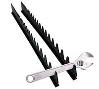Rack de soporte de llave - de clip de retención, bandeja de cajón en | Panel de montaje de almacenamiento Socket Spanner, herramienta antideslizante Caddy para taller de gabinete de garaje