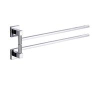 Rack de Toallas 2/3/4 Polos de Acero Inoxidable de Acero Inoxidable Rargador Giratorio de Toalla de Toalla de Toalla de Toalla para baño para baño, Hotel (22.3x43 cm) (Plata 14.3x43cm)