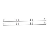 Rack de Toallas de Puerta de 6 pcs Ropa montada en la Pared Ratros de Acero Inoxidable sobre la Toalla de la Puerta Toallas montadas en la Pared Toalla de Pared Costilla de Toallas versátiles de