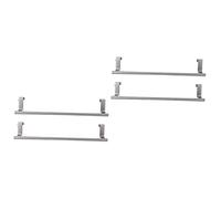Rack de Toallas de Puerta de 6 pcs Ropa montada en la Pared Ratros de Acero Inoxidable sobre la Toalla de la Puerta Toallas montadas en la Pared Toalla de Pared Costilla de Toallas versátiles de