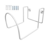 Rack de tuberías de agua: soporte de almacenamiento de jardín, percha de pared exterior | Organizador de tuberías pesadas, piso suspendido, gancho resistente a la intemperie para la gestión de equipos