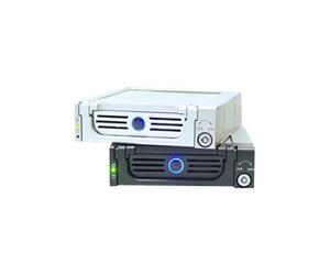 Rack extraíble SATA - ICY BOX - IB-138-SK-B-II - Aluminio negro - 1 bahía de 3,5 pulgadas - Interfaces SATA