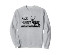 Rack Hunter Cola Blanca Ciervo Alce Buck Hunt Hunter Tag Doe Sudadera