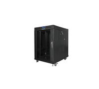 Rack independiente Lanberg FF01-6815-12BL 15U 1200kg LCD Ventilación IP20 Negro