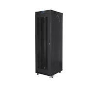 Rack independiente Lanberg FF01-6842-23BL 42U 1200kg LCD Ventilación IP20 Negro