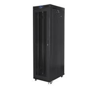 Rack independiente Lanberg FF01-8047-23BL 47U 1200kg Negro LCD Termostato Ruedas y Gestión de cables