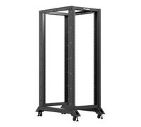 Rack independiente Lanberg OR01-6032-B 32U 600kg Ruedas Negro 1000x600x1673mm