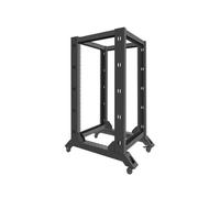 Armario lanberg abierto rack 19pulgadas 22u - 600x800 negro