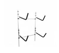 Rack Kayak Doble con Acolchado De Espuma Gruesa para Garaje | Marco De Aluminio Resistente A La Oxidación, Soporta Dos Embarcaciones, Ideal Para Canoas Y Tablas De Surf