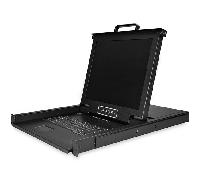 StarTech.com - RKCONS1708K consola de rack 43,2 cm (17") 1280 x 1024 Pixeles Acero Negro 1U