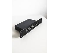 Rack Mount 1HE para TP-Link TL-SG105, SG108, OC200 de 19 pulgadas y 10 pulgadas, impresión 3D, accesorios de red para racks de servidores (negro, TP-Link TL-SG108 de 10 pulgadas)