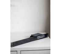 Rack Mount 1HE para TP-Link TL-SG105, SG108, OC200 - Soporte de 19" | Impresión 3D - Accesorios de red para racks de servidores (negro, TP-Link TL-SG105/OC200+tapa ciega)