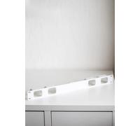 Rack Mount 1U para JetKVM - Soporte para conmutador KVM remoto de 19" - Accesorios de red - Impresión 3D (Gris, para 4 JetKVM)