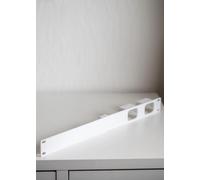 Rack Mount 1U para JetKVM - Soporte para conmutador KVM remoto de 19" - Accesorios de red - Impreso en 3D (blanco, para 2 derechos JetKVM)