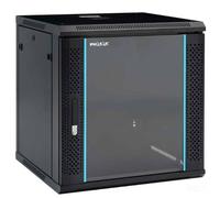 Rack mural 19' phasak pro 12u 600x600 montado, ideal para servidores y