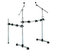 Rack per batteria con sistema di appoggio a T e braccio aggiuntivo laterale