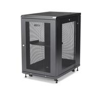 Rack Servidor StarTech 18U 19" 4 Postes Cerradura Ruedas Acero Negro 450 kg